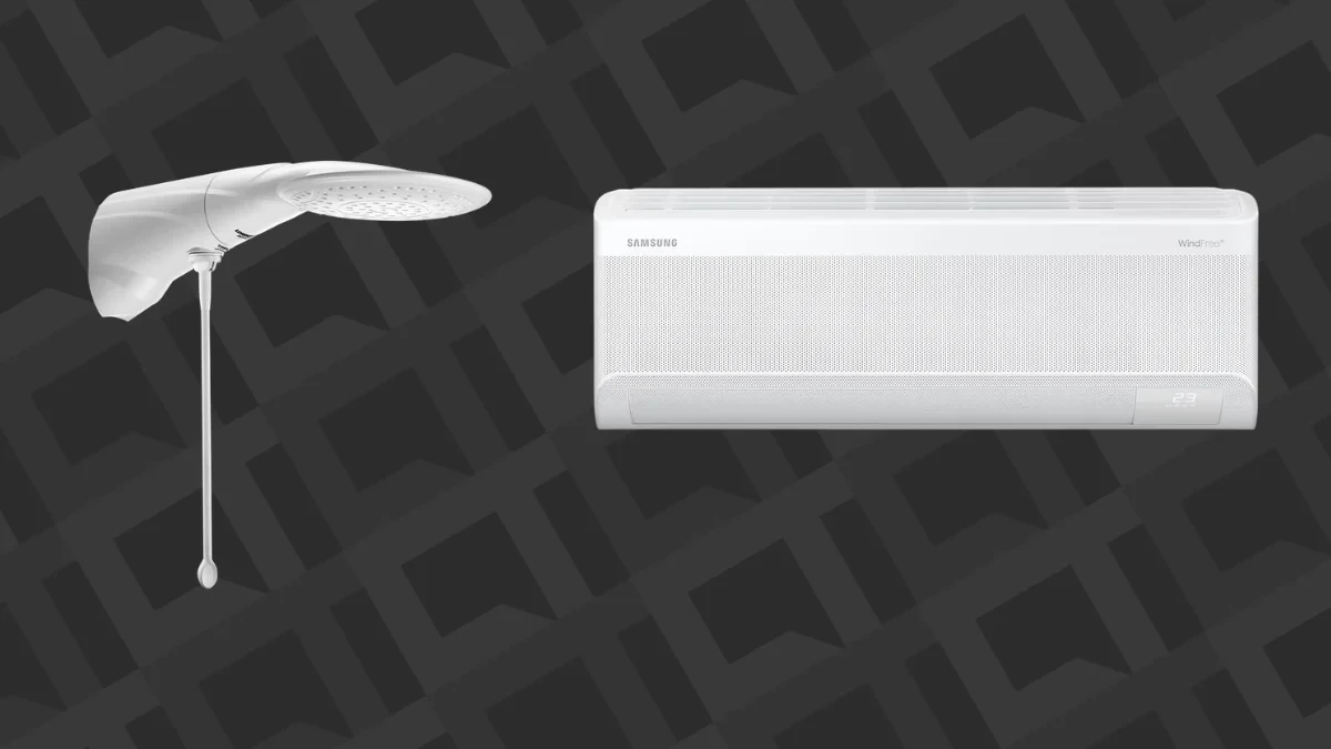 Chuveiro elétrico vs. Ar-condicionado: quem é o verdadeiro vilão da sua conta de luz?